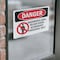 Signmission Hazardous Area No Enter Authorized Personnel Danger Sign, Vinyl Decal, 10in W x 7in L, 2PK OS-2PACK-DS-D-710-L-1307 - alternate 6